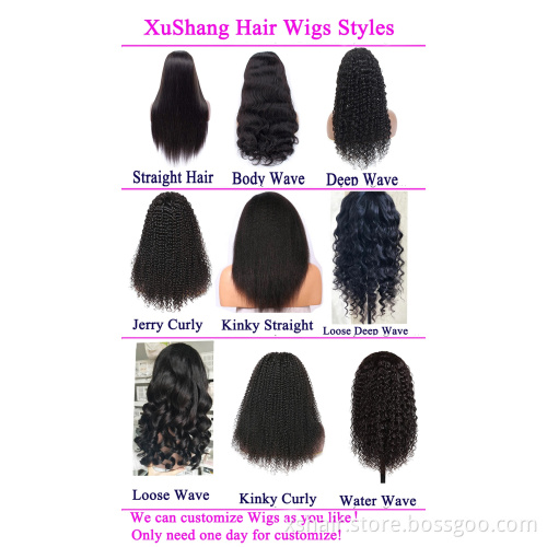 Virgin Remy Straight Brazilian Human Hair Lace Front Wig Mink HD lace Wigs Natural Human Hair Wigs For Black Women